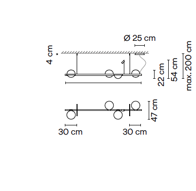 Palma 3736 hanglamp Vibia 