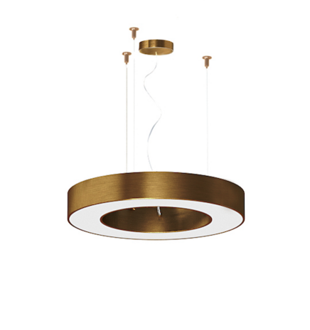 Silver ring 50 cm hanglamp Panzeri