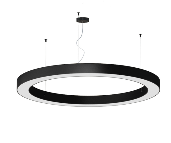 Silver ring 120 cm hanglamp Panzeri