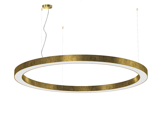 Silver ring 180 cm hanglamp Panzeri