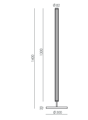 Niro P1314 vloerlamp Aromas 