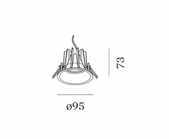 Deep 1.0 led IP65 outdoor inbouwspot Wever & Ducre 