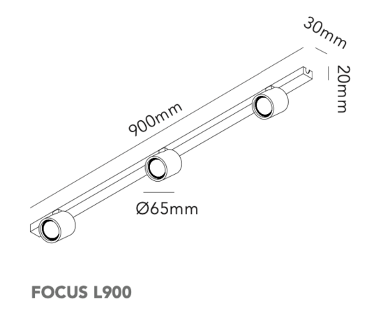 Focus L900 opbouwspot Light Point
