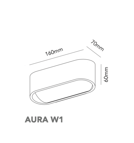 Aura W1 wandlamp Light Point