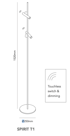 Spirit F1 vloerlamp Light Point