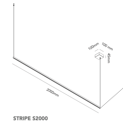 Stripe 2000 hanglamp Light Point