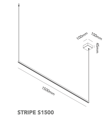 Stripe s1500 hanglamp Light Point