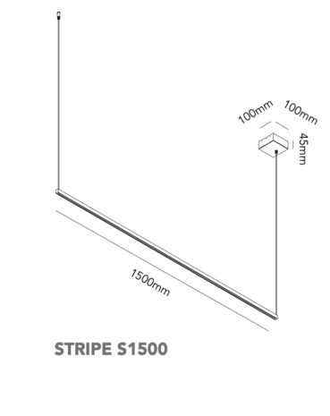 Stripe 1500 hanglamp Light Point