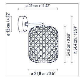 Nans A/02 outdoor wandlamp Bover 