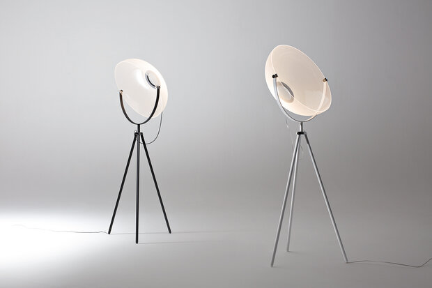 Demì Moon vloerlamp Stilnovo