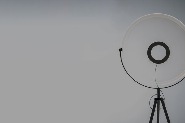 Demì Moon vloerlamp Stilnovo