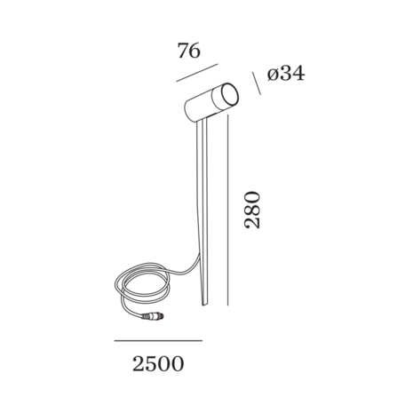 Geo 1.0 led outdoor vloerlamp Wever & Ducre 