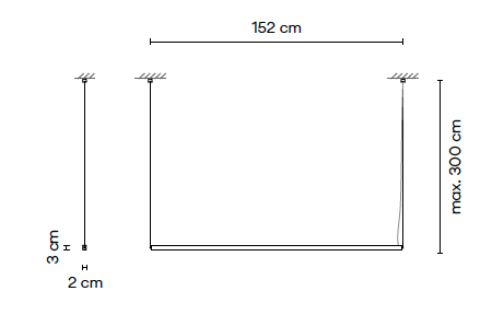 Stick solo 7360 hanglamp Vibia 