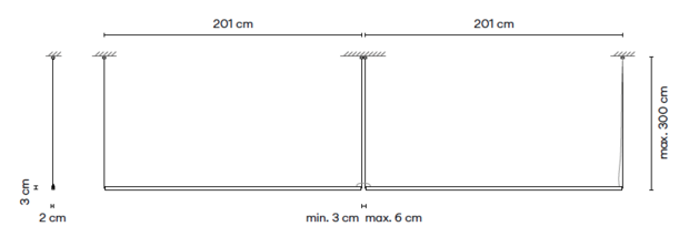 Stick solo 7368 hanglamp Vibia 