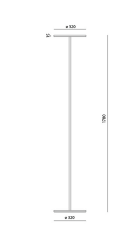 Athena vloerlamp Artemide