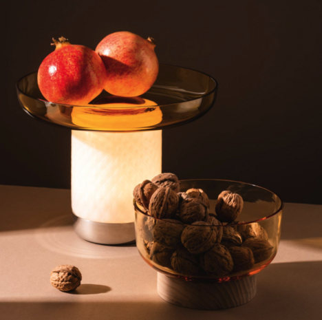 Bontà lamp + bowl Portable tafellamp Artemide