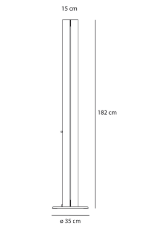 Megaron led floor vloerlamp Artemide