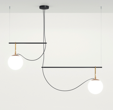 NH S3 2 Arms hanglamp Artemide
