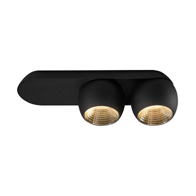 Marbul 2x LED Tre dim GI opbouwspot Modular