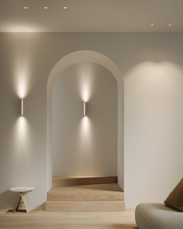 Nude wall up/down 2x par20 wandlamp Modular