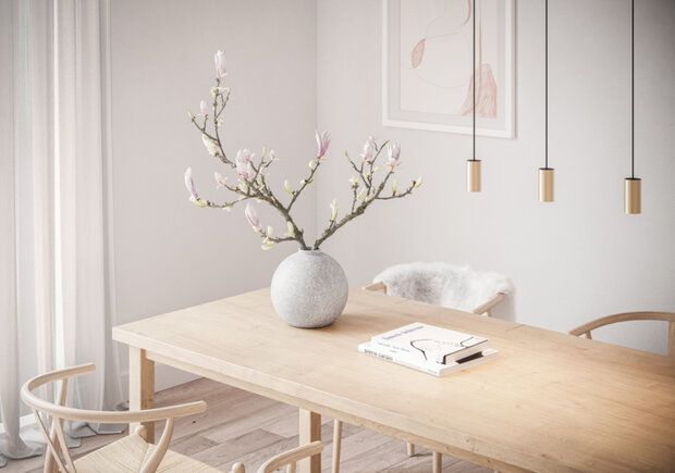 Minude 45 Suspended 1x LED GE hanglamp Modular 