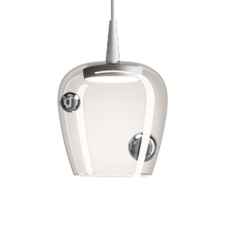 Bilia Ø 18 cm 230V Pendant White hanglamp Zafferano 