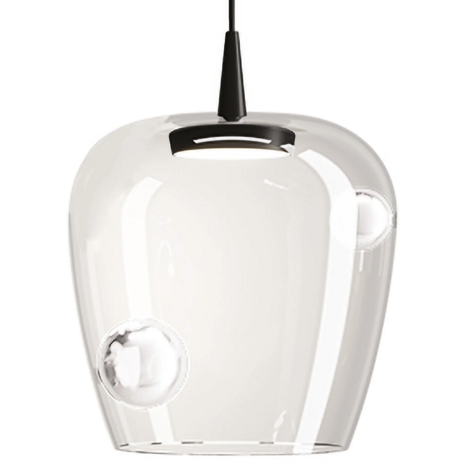 Bilia Ø 27 cm 230V Pendant Black hanglamp Zafferano 