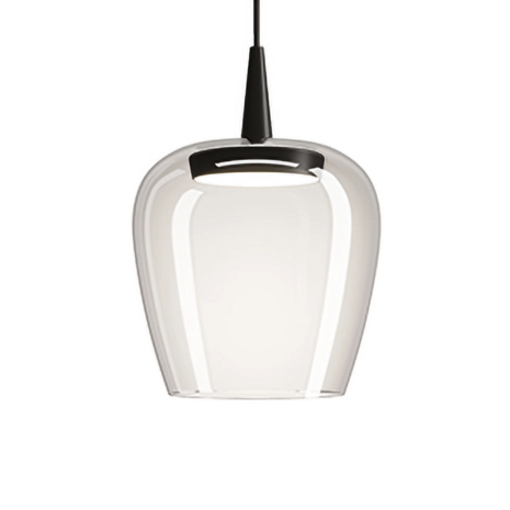Bilia nude Ø 18 cm 230V Pendant Black hanglamp Zafferano 