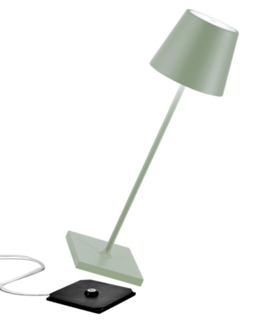 Poldina pro portable sage green tafellamp Zafferano - Outlet