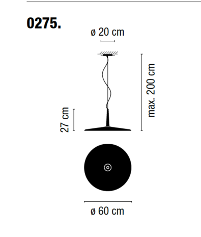 Skan 275 led hanglamp Vibia - Outlet
