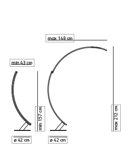 Kyudo vloerlamp KDLN