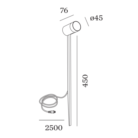 Geo 2.0 led outdoor vloerlamp Wever & Ducre 
