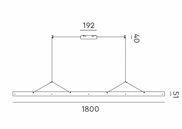 Bridge 180 hanglamp Tonone 