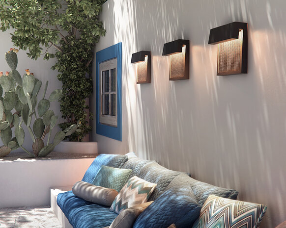 Sisal A/021 outdoor wandlamp Bover 