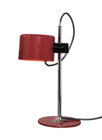 Coupe mini 2201 rood tafellamp Oluce 