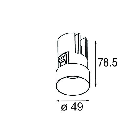 Minude Recessed 49 trimless inbouwspot Modular