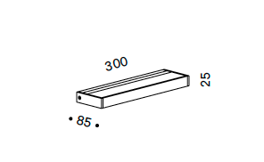 Sml 300 led wandlamp Serien Lighting 