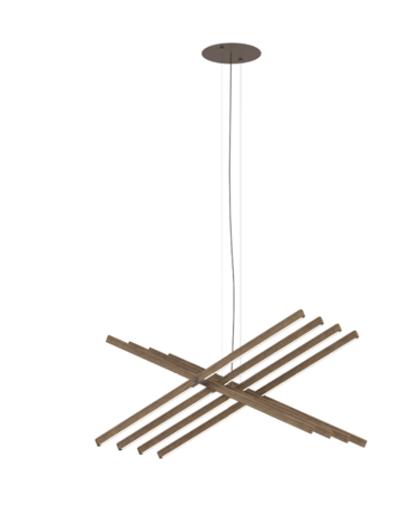 Rhythm Horizontal 2155 wood hanglamp Vibia 