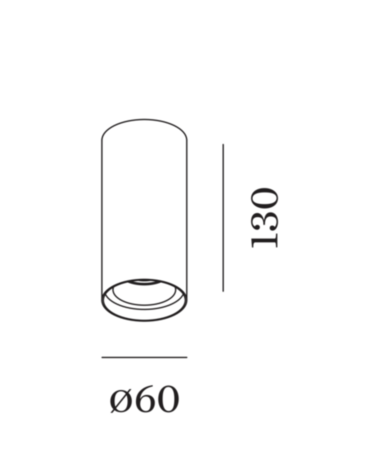 Solid bijou 1.0 led opbouwspot Wever & Ducre 