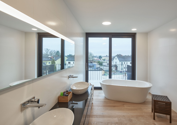 City 2.6 led ip44 inbouw plafondlamp Wever & Ducre 