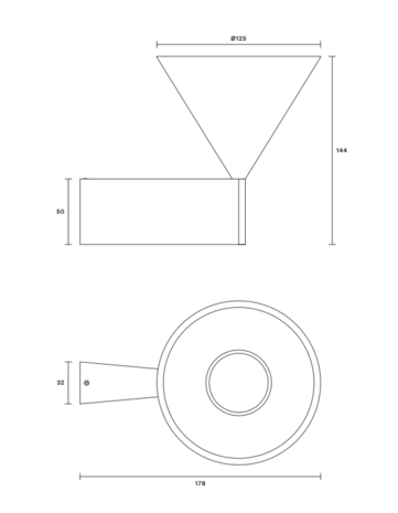 Apollo 14 wandlamp Pholc