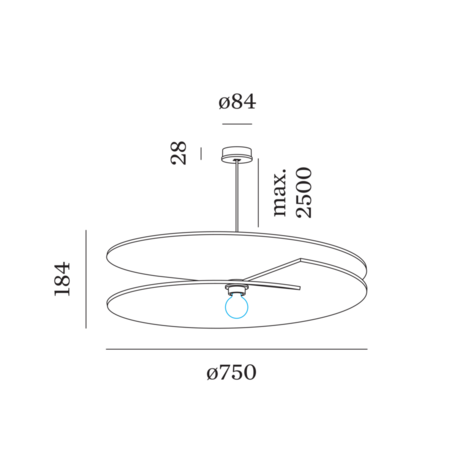 Spirra soft 2.0 hanglamp Wever & Ducre 