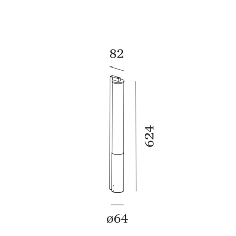 Ribelle 1.0 IP65 outdoor vloerlamp Wever & Ducre 
