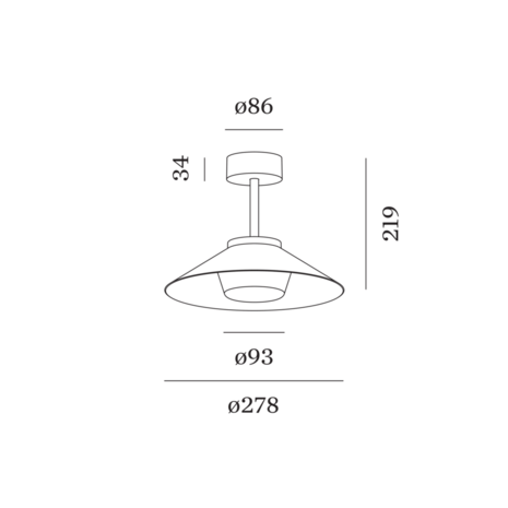 Tradora 1.0 IP65 outdoor plafondlamp Wever & Ducre 