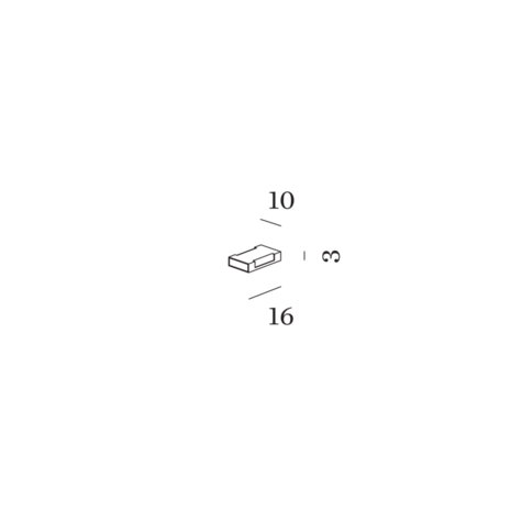 Mini connector continu Led strip Wever & Ducre 