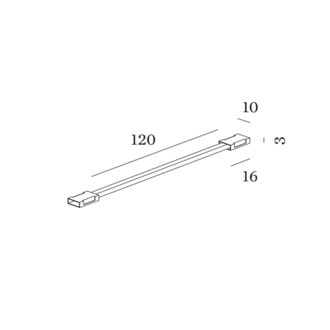 Mini connector Led strip naar Led strip Wever & Ducre 