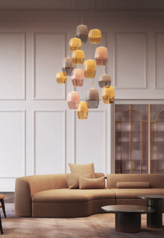 Adamas 23 cm hanglamp Panzeri