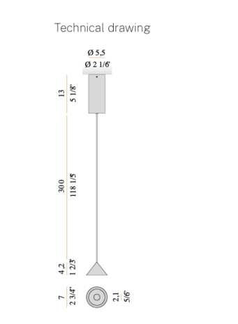 Rendez - Vous  hanglamp Panzeri