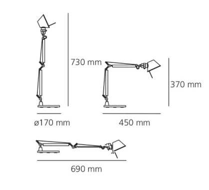 Tolomeo Micro Color Matte tafellamp Artemide 