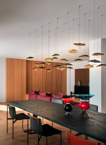 Gold Moon IC recessed led hanglamp Catellani&Smith